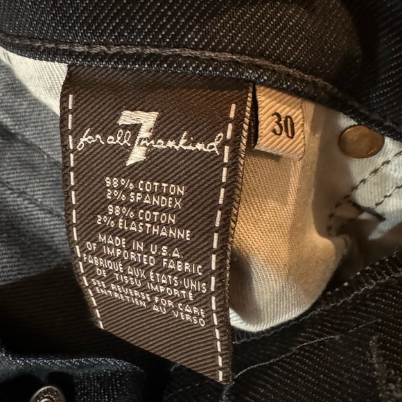 Men’s 7 For All Mankind Standard Straight Leg Limited Edition Movember Jeans-$50 - Picture 8 of 9